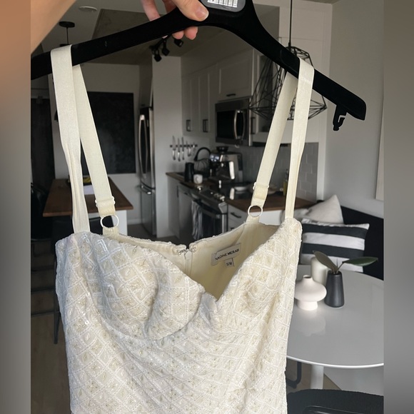 Nadine Merabi White Jumpsuit - Picture 6 of 8